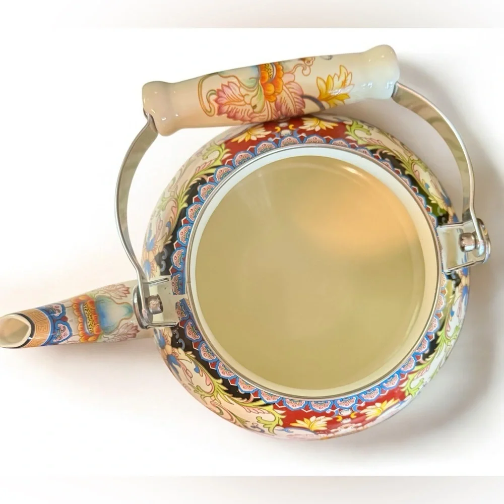 Floral Ceramic Enamel Teapot